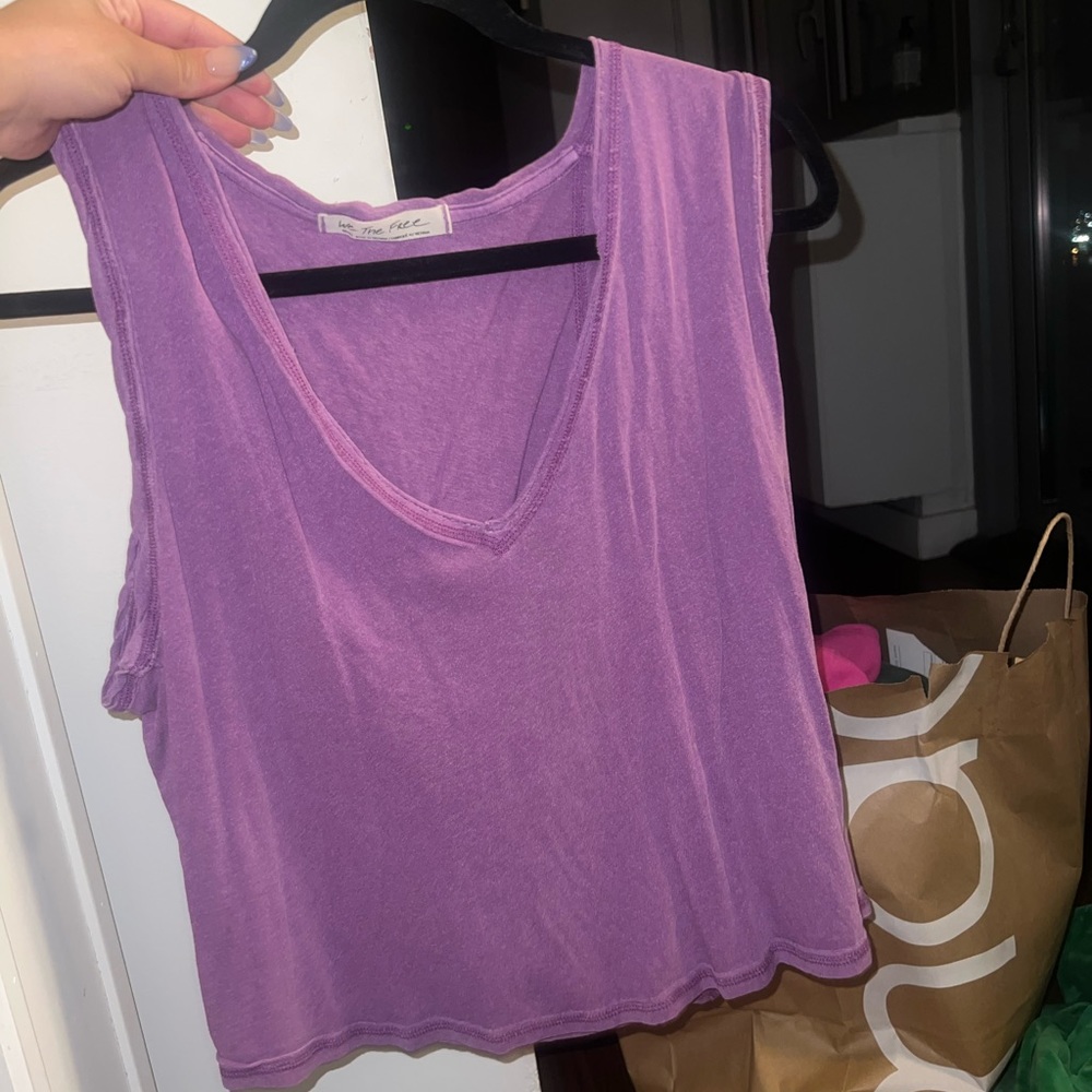 Free People Purple Tank Top